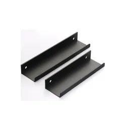 Or - argent - noir - poignées de porte de meubles cachés - alliage de zinc
